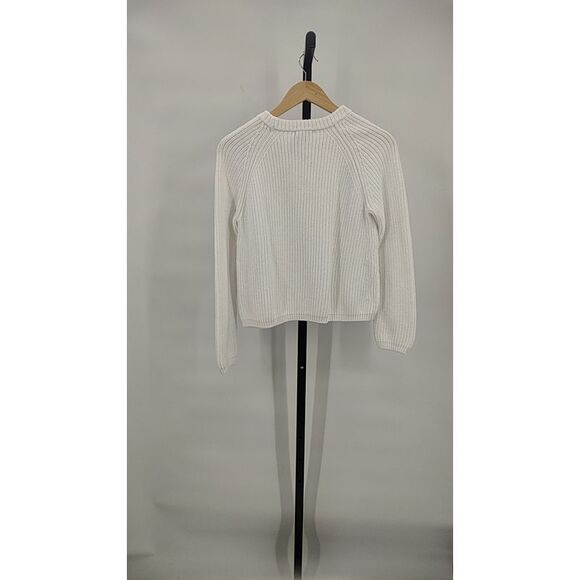 Quince White Ribbed Sweater - Picture 2 of 2